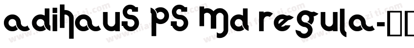 AdiHaus PS Md Regula字体转换
